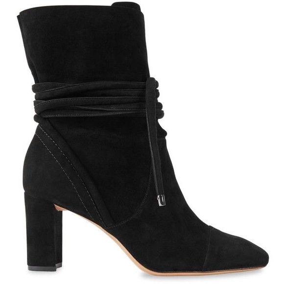 Alexandre Birman Shoes - Alexandre Birman Betsy Black Suede Booties